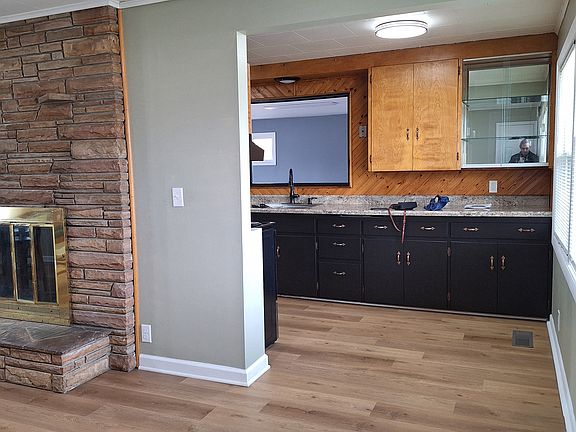 Great-room opens to kitchen