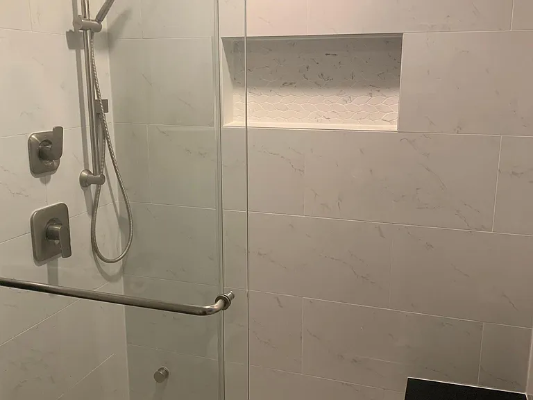 Newly remodeled steam shower