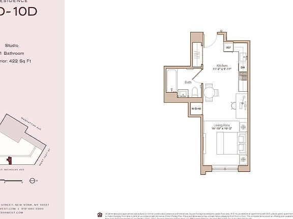 2nd image of 300 W 122nd St #5E