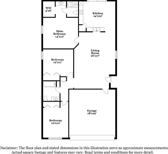 3 bed, 2.0 bath, 1303 sqft, $2,050 — Photo 2