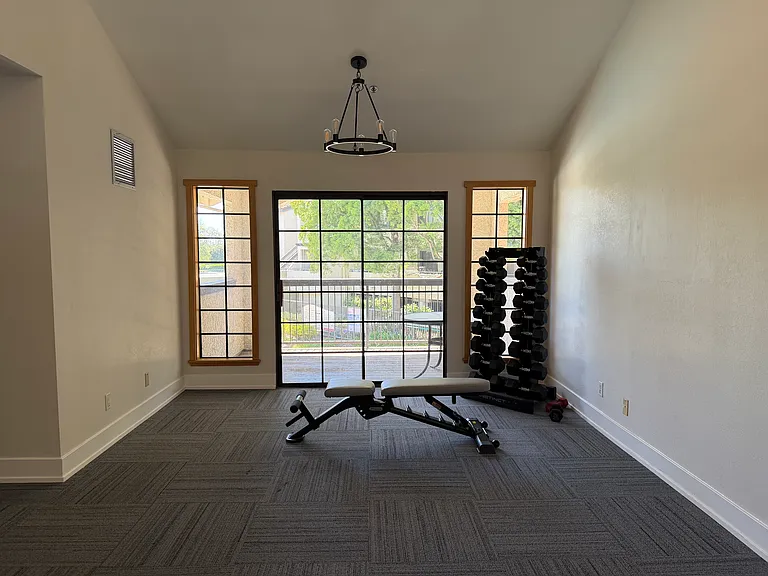 Workout area