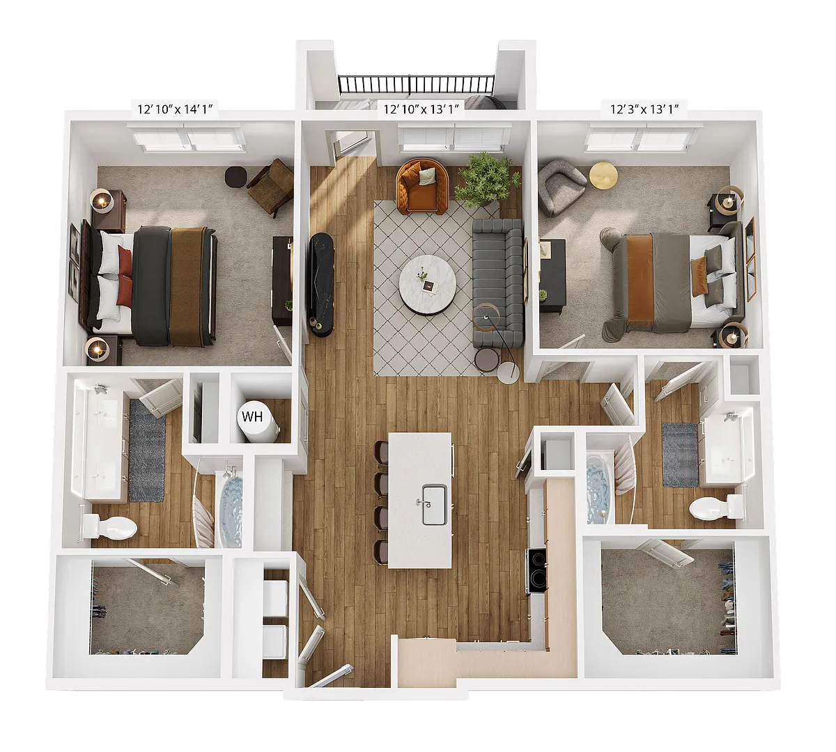 Floor plan B2