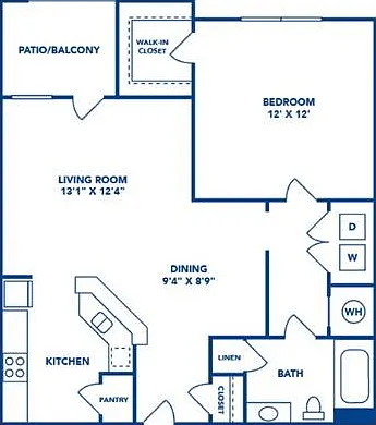 1 Bedroom | 1 Bath | 702 SF 1 Bedroom | 1 Bath | 702 SF
