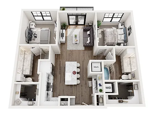 Floor plan B1