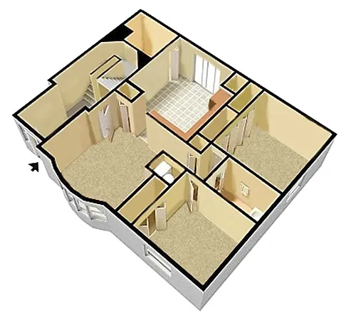 Floor plan Maple Terrace