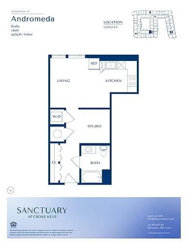 Floor plan Andromeda