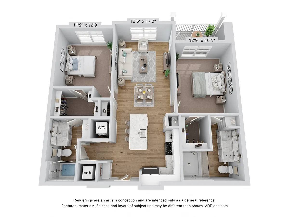 Floor plan B1
