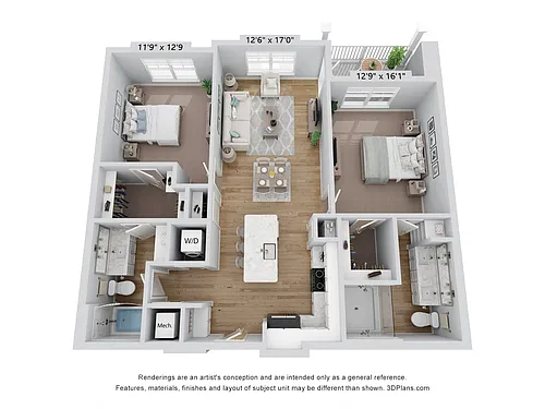 Floor plan B1