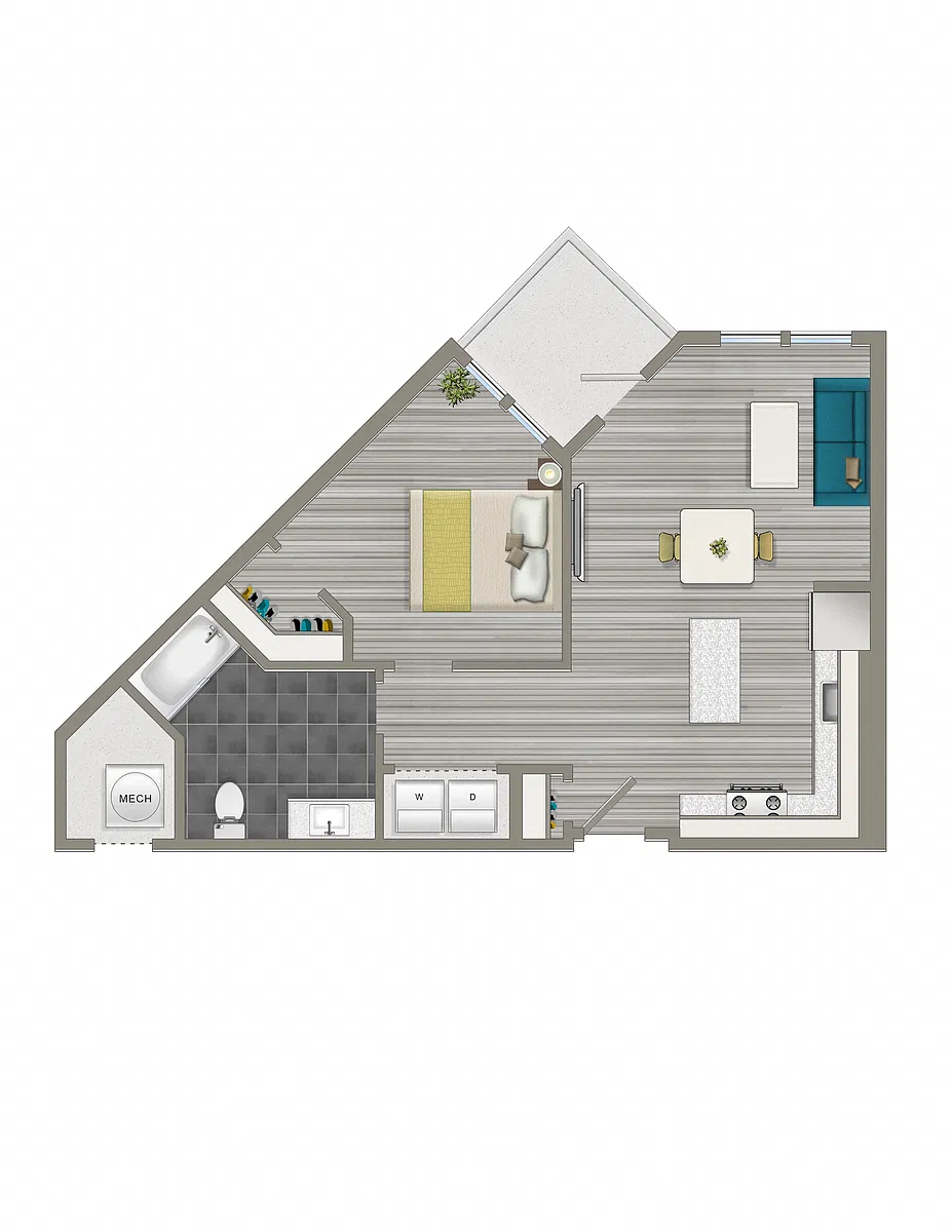 Floor plan 1-E