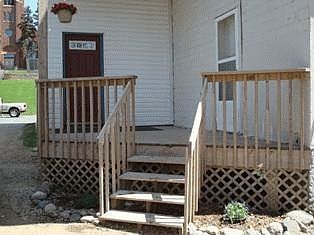 Front door, Lower deck