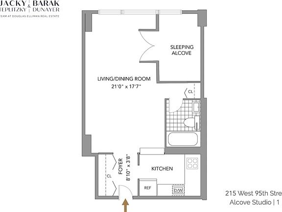 2nd image of 215 W 95th St APT 6N