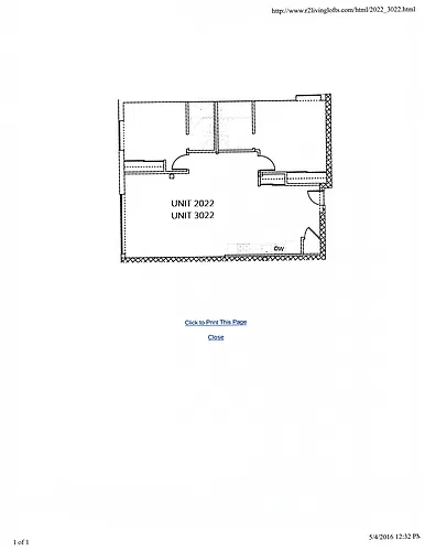 Floor plan 2x2 Flat