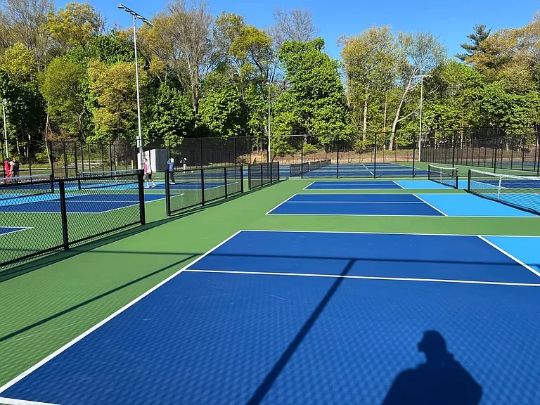 Brand new Tennis & Pickle Ball Courts at Scalzi Park (walking distance)