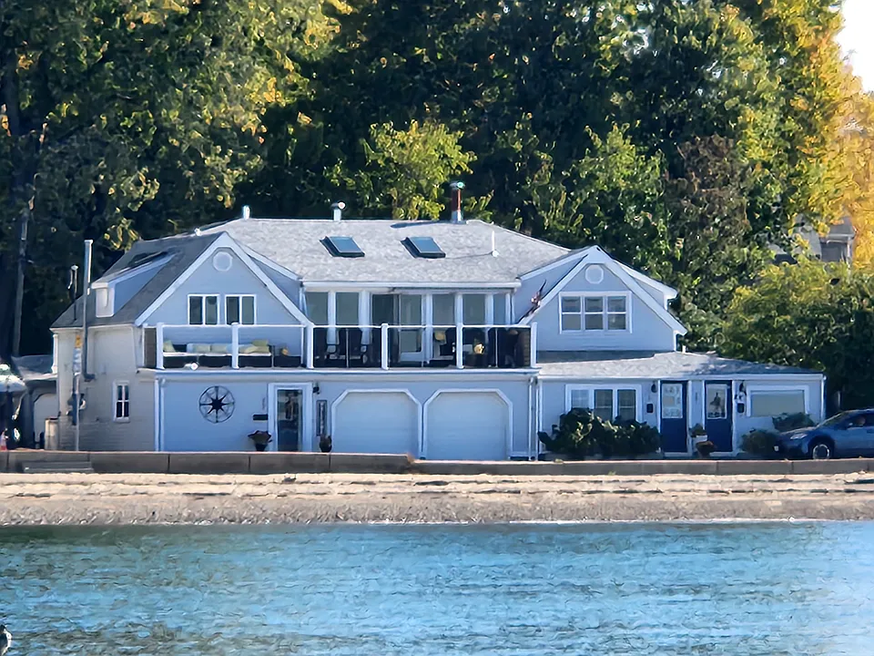 Picture of the whole house. Unit is the middle door.