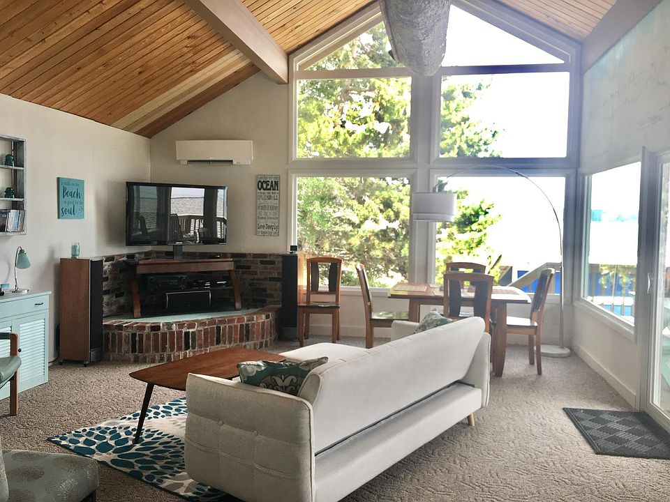 Main living area and the wall of windows