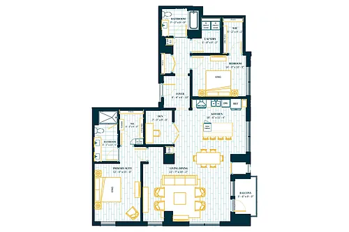 Floor plan Millennium