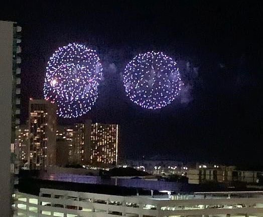 Every Friday Fire works view from Living Rm/Bed Room/ Lani
