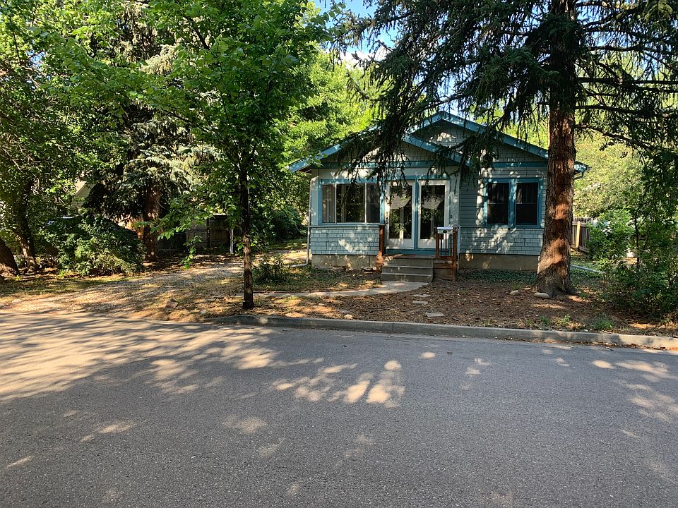 Front entry and driveway (left) from street