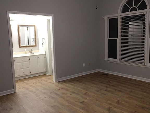Master bedroom and part of the bath