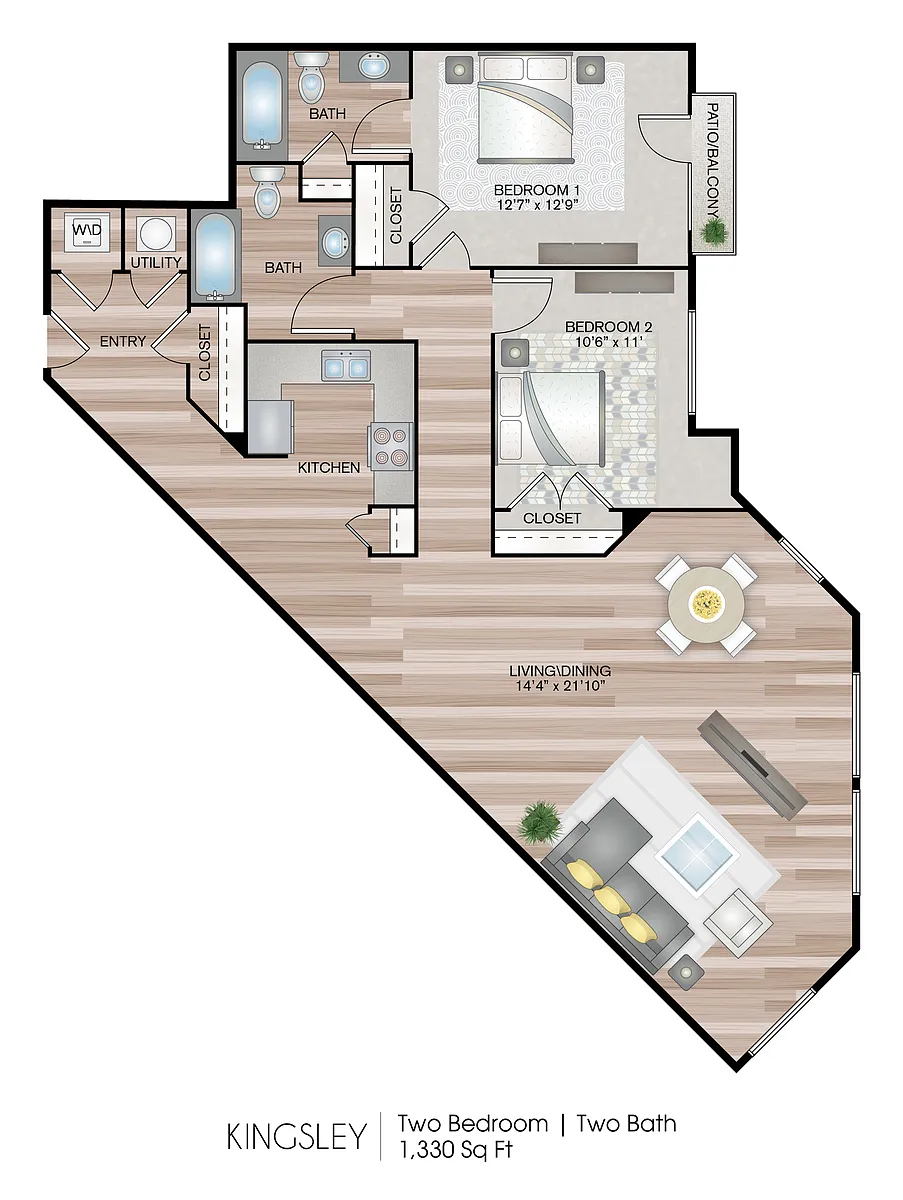 Floor plan Kingsley