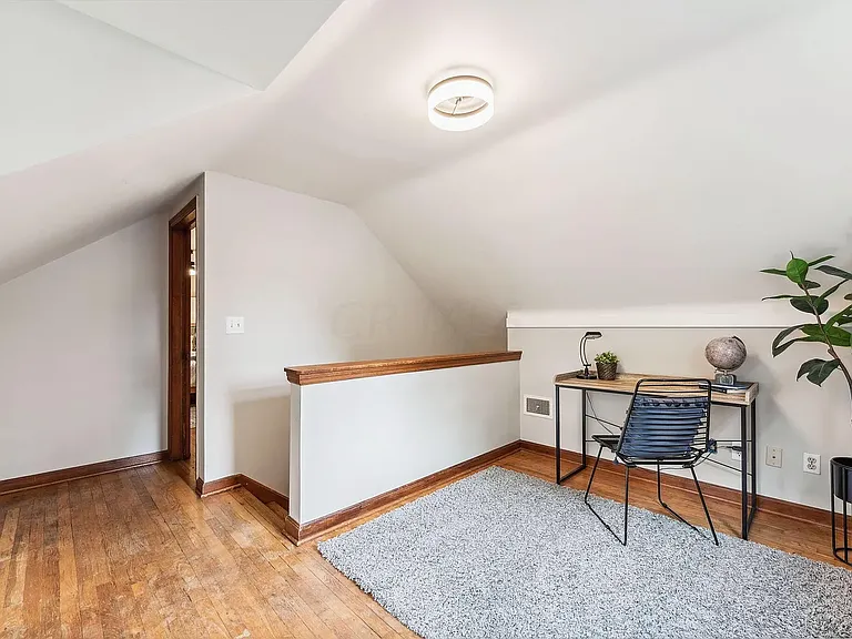 office or storage or nursery area upstairs