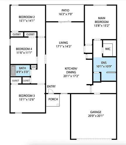 Floor plan 2000 Model