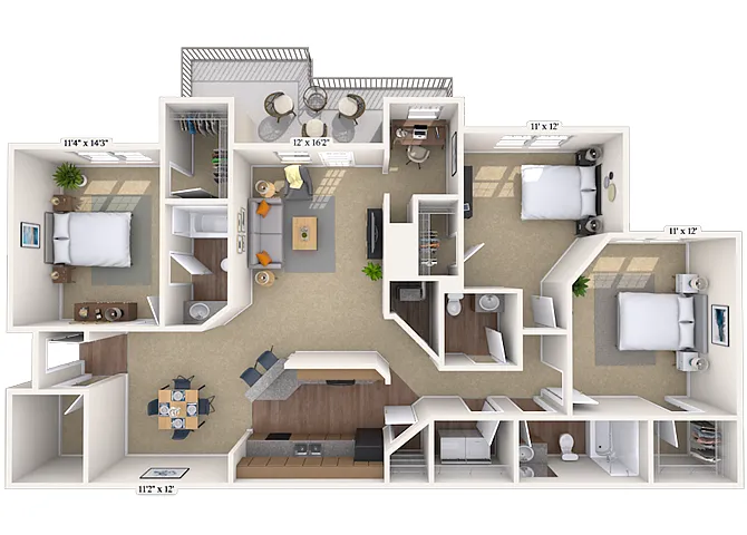 Floor plan Schooner