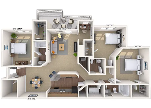 Floor plan Schooner