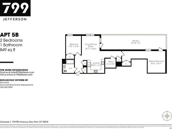 2nd image of 799 Jefferson Ave #5B