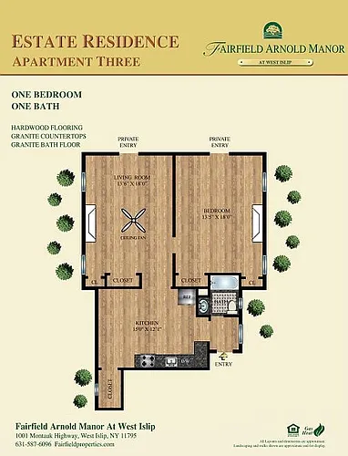 Floor plan Estate Residence Suite Three
