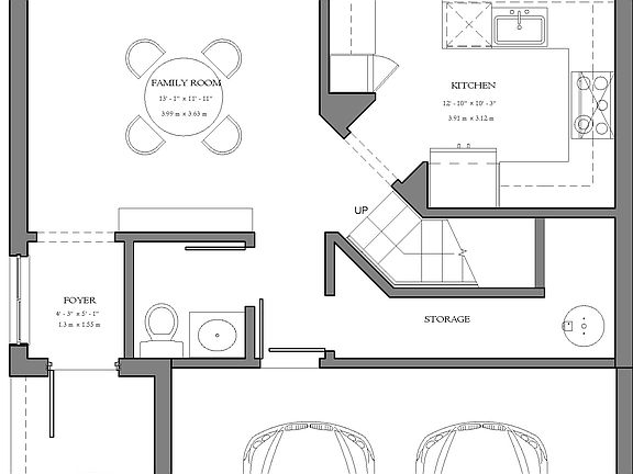 First Floor with Great Room