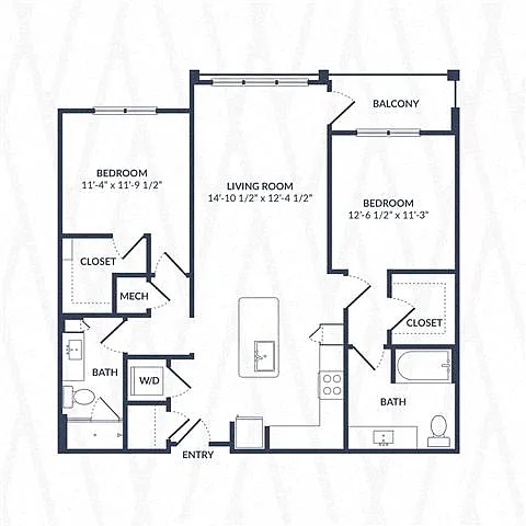 Floor plan B1B