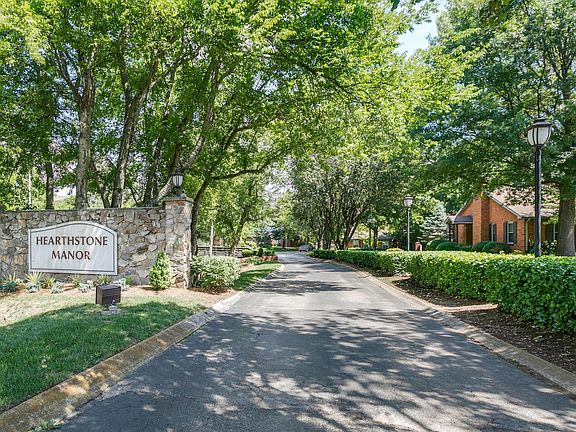Entrance to the Hearthstone Manor community - Convenient to shopping, restaurants, I65, and more