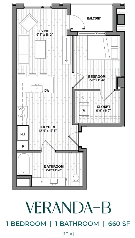 Floor plan Veranda - B