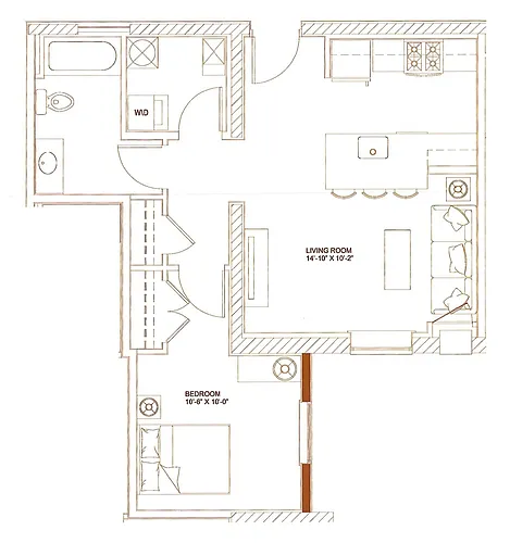Floor plan The William