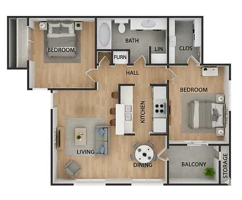 Floor plan B1