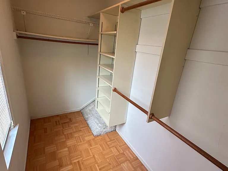 Primary closet