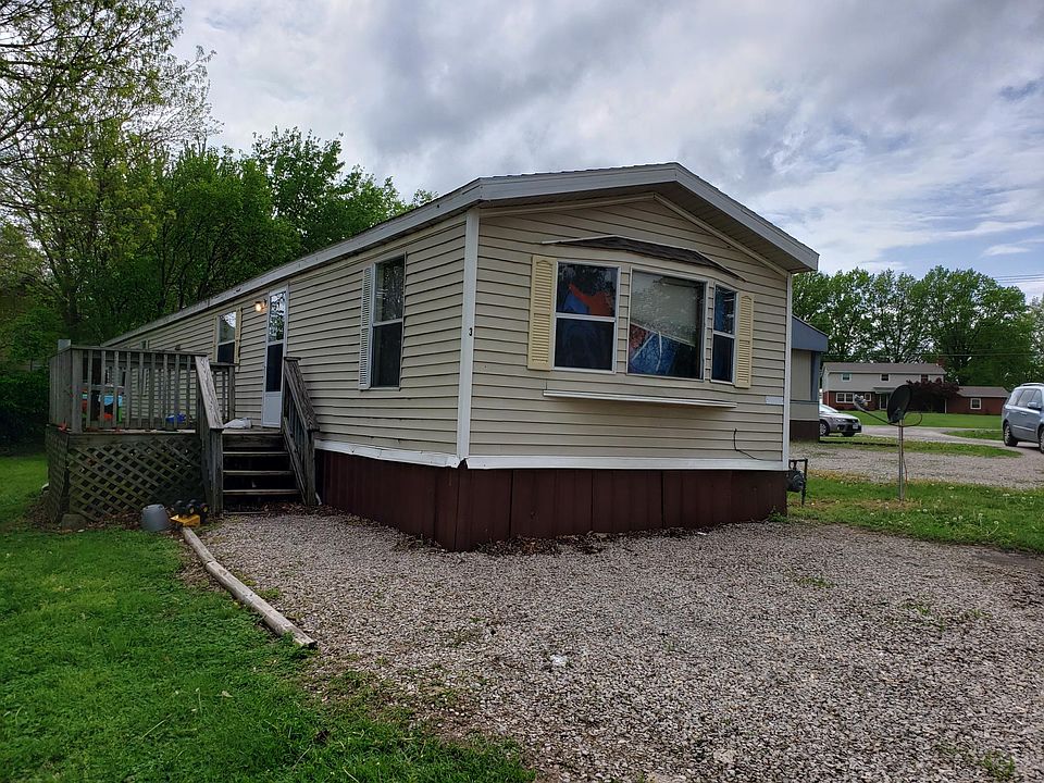 Front showing parking area