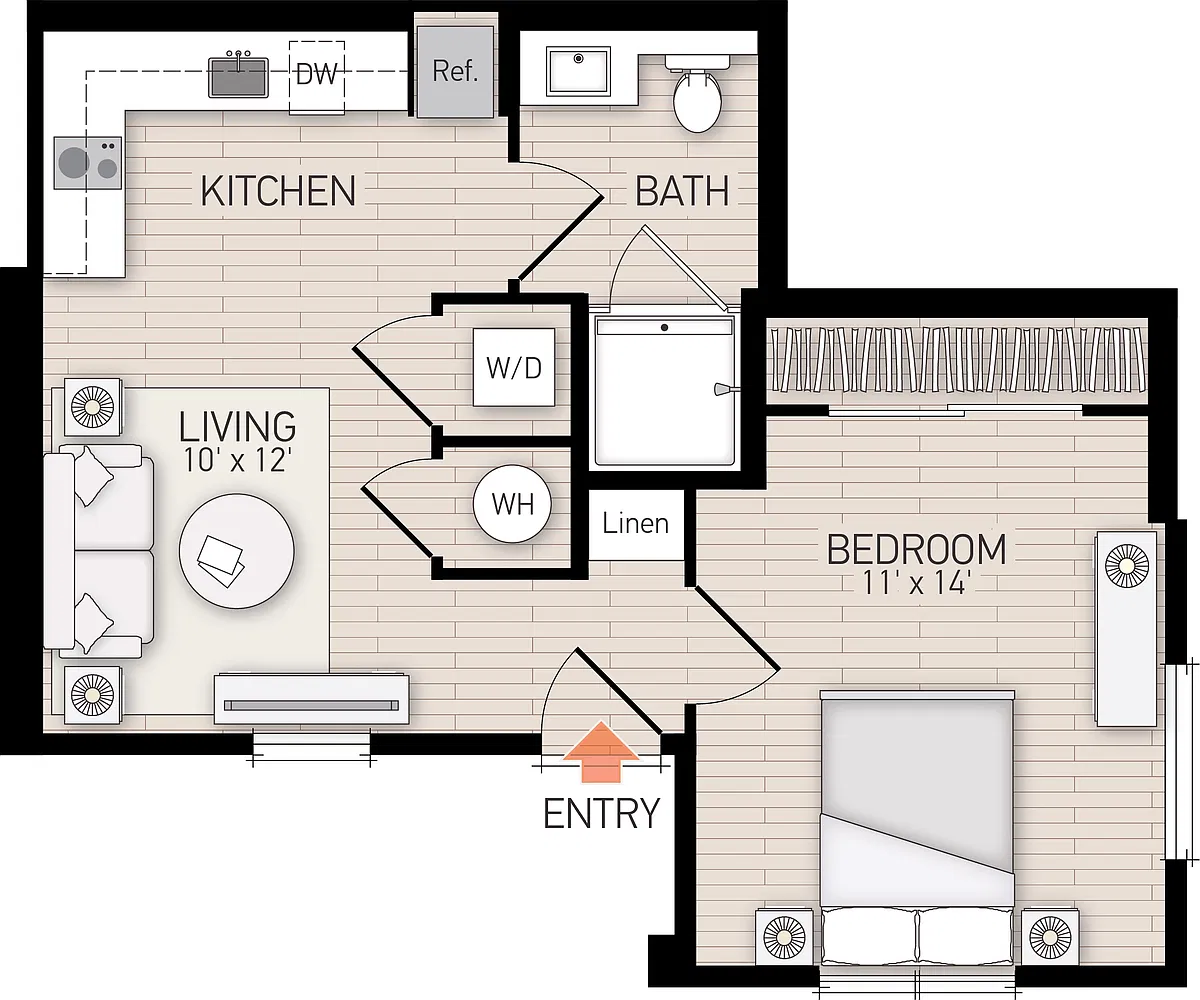 Floor plan Plan 104