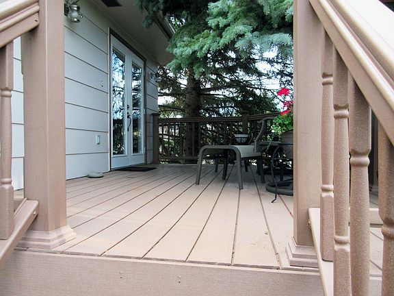 Deck from stairs
