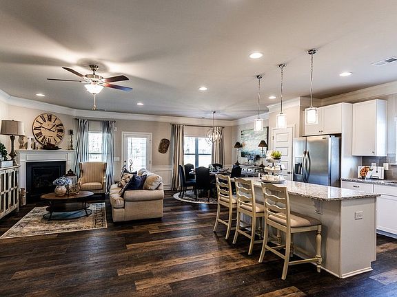 Open Living and Kitchen Spacev
