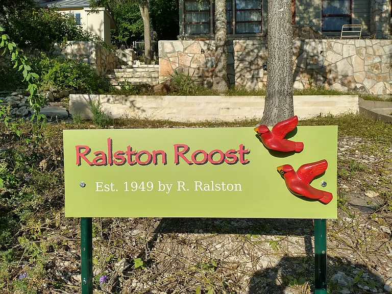 This home is one of the historic houses of Methodist Encampment and figures on the hand-drawn Redmond map of Mount Wesley, identified as "Ralston Roost."