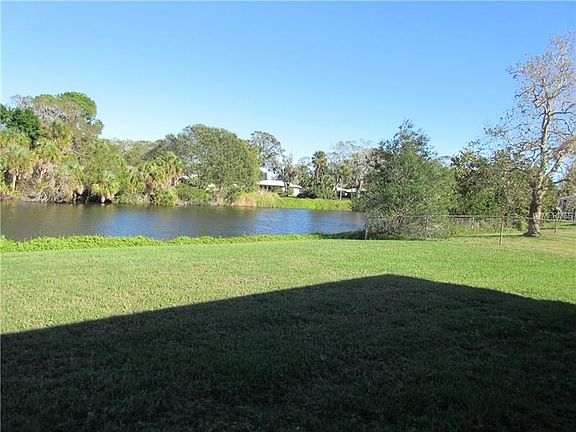 View of Lake in Back Yard.