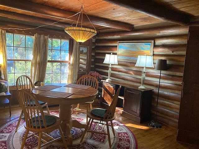 Dinning area in living room