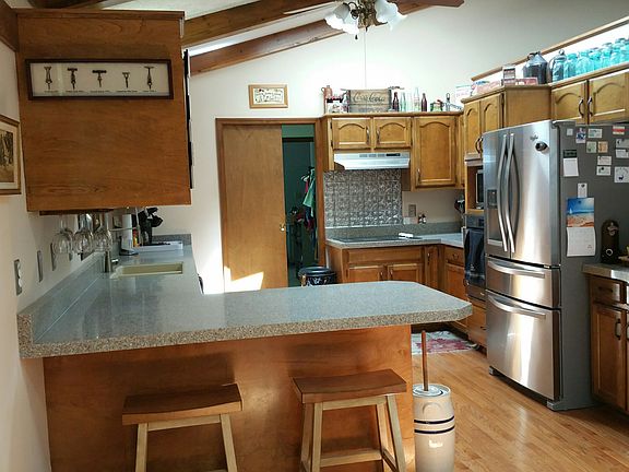 Kitchen with new counters