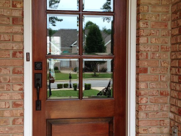 Beveled glass solid wood 