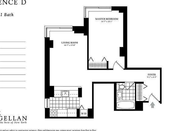 2nd image of 35 W 33rd St APT 17D