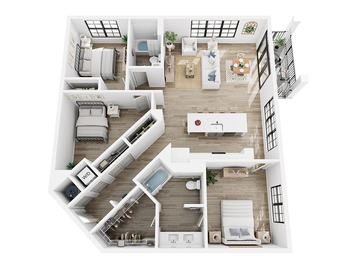 Floor plan C1-HC