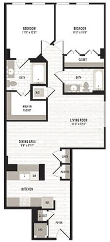 Floor plan C2m1