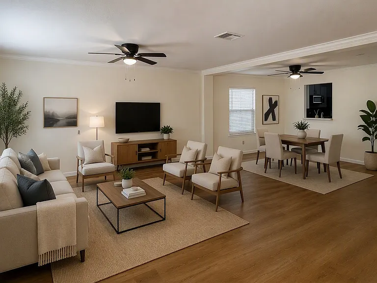 Living/dining area
Virtually Staged Image _ AI-enhanced for illustrative purposes.